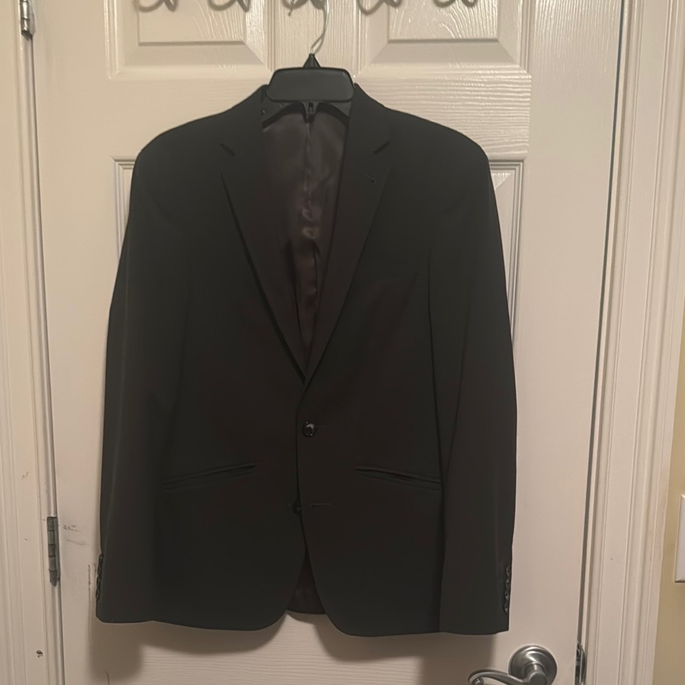 Full Murano Dark Gray Slim Fit Suit with White Shirt - Picture 2 of 10